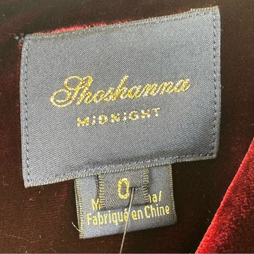 Shoshanna Marise Velvet High Low Gown in Burgundy Formal Special Occasion Sz. 0 - Picture 12 of 13